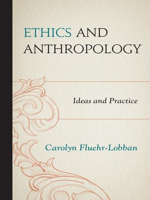 cover image of Ethics and Anthropology